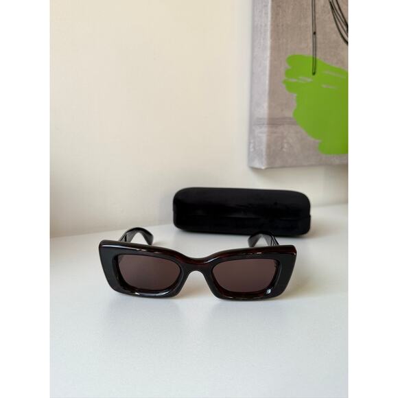 NEW Gucci GG1827S Brown Havana Cat Eye Sunglasses - Picture 4 of 8